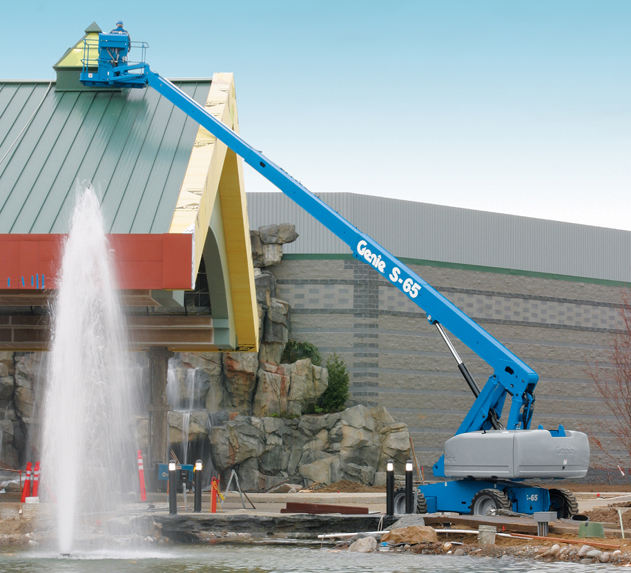 Nacelle, 60', télescopique, propane/gaz