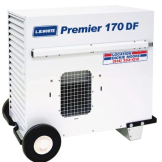 Heater, 170000BTU, Natural Gas/Propane